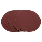 Круг абразивный на ворсовой подложке под «липучку», P 400, 150 мм, 5 шт Matrix