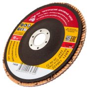 Круг лепестковый торцевой КЛТ-1, зернистость Р 60(25Н) 150 х 22.2 мм, «БАЗ»