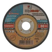 Круг шлифовальный по металлу, 125 х 6 х 22.2 мм, «Луга»