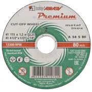 Круг отрезной по металлу и нержавеющей стали, 115 х 1.6 х 22 мм, Премиум «Луга»