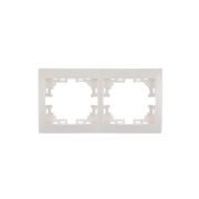 Рамка 2-м Mira горизонт. бел. LEZARD 701-0200-147