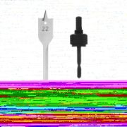 Набор для установки врезных замков, 22 мм х 48 мм, перовое сверло, кольцевая пила Matrix