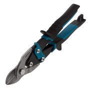 Ножницы по металлу «Piranha», 230 мм, прямой усиленный рез (Bulldog) сталь СrMo, двухкомпонентная рукоятка-ки Gross