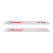 Полотна универсальные для сабельной пилы S1122VF, 200/1.8-2.5 мм, Bimetal, 2 шт, Pro Matrix