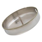 Сверло по керамической плитке и стеклу, 130 х 55 мм, шестигранный хвостовик, с центрующим сверлом Сибртех