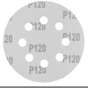 Круг абразивный на ворсовой подложке под «липучку», перфорированный, P 120, 125 мм, 5 шт Сибртех