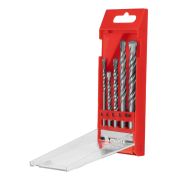 Набор сверл по бетону, 4-5-6-8-10 мм, пластиковый кейс, Matrix
