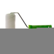 Валик «Искусственный мех» с ручкой, 200 мм, ворс 15 мм, D 48 мм, D ручки 6 мм, полиэстер Сибртех