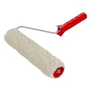 Валик «Натуральный мех», в сборе, 250 мм, D 48 мм, D ручки 6 мм, крепление шплинтом Сибртех