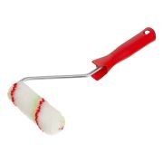 Мини-валик в сборе «Эмали», 110 мм, ворс 12 мм, D 16 мм, D ручки 6 мм, полиамид, полиакрил Сибртех