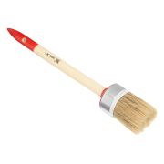 Кисть круглая, Профи №8 (35 мм) натуральная щетина, деревянная ручка MTX