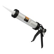 Пистолет для герметика, 400 мл, «закрытый», алюминиевый корпус, круглый шток 8 мм Sparta