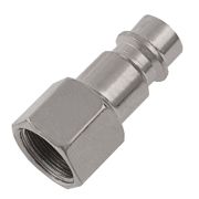 Ниппель универсальный быстросъемный («папа») 1/4, внутренняя резьба, 2 шт, Stels