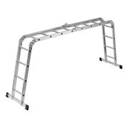 Лестница шарнирная алюминиевая, 4 х 4 ступени, Сибртех