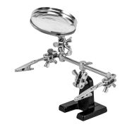 Зажим для пайки «Третья рука» с лупой Sparta