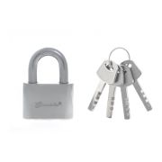Замок навесной, хромированное покрытие 60 мм Matrix