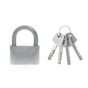 Замок навесной, хромированное покрытие 70 мм Matrix
