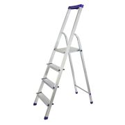 Стремянка алюминиевая с органайзером «Универсал», 4 ступени, Сибртех