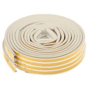 Уплотнитель, 12 м, профиль «P», белый Сибртех