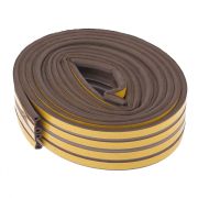 Уплотнитель, 24 м, профиль «P», коричневый Сибртех