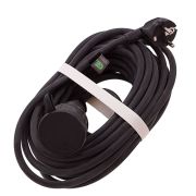 Удлинитель силовой 10 м, 16 А, тип УХз16, КГ 3 x 1.5 мм, 1 розетка, Сибртех