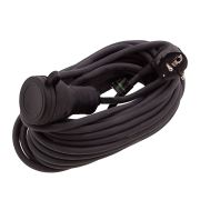 Удлинитель силовой 10 м, 16 А, тип УХз16, КГ 3 x 2.5 мм, 1 розетка, Сибртех