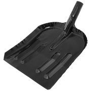 Лопата для уборки снега стальная эмалированная, 320 х 340 мм, без черенка,