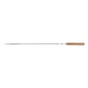 Шампур угловой, 750 x 12 x 2 мм, с цельной деревянной рукояткой, нержавеющая сталь, Camping Palisad