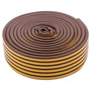 Уплотнитель резиновый, 24 м, профиль «D», коричневый Сибртех