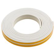 Уплотнитель резиновый, 6 м, профиль «E», белый Сибртех