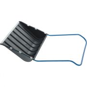 Движок для уборки снега пластиковый, 735 х 555 х 1250 мм, стальная рукоятка, Сибртех