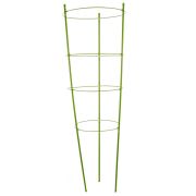 Поддержка для растений круглая H 90 см, металл в пластике, 4 кольца Palisad