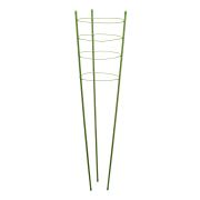 Поддержка для растений круглая H 120 см, металл в пластике, 4 кольца Palisad