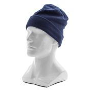 Шапка с отворотом из флиса для взрослых, размер 56-57, синяя Сибртех