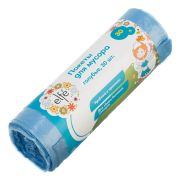 Пакеты для мусора 30 л х 30 шт, голубые, Elfe