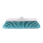 Щетка пластмассовая для подметания пола, 270 мм. «Classic» без черенка, бирюзовая щетина Elfe