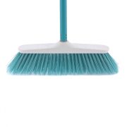 Щетка пластмассовая для подметания пола, 270 мм, «Classic» бирюзовая щетина, c черенком, 120 см, D 22 мм Elfe