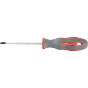 Отвертка Profi, PZ0 х 75 мм, SVСM, двухкомпонентная рукоятка Matrix