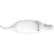 Лампа компактная люминесцентная «свеча на ветру», 9 W, 2700K, E14.8000ч Stern