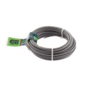 Леска для триммера квадратная витая, армированная алюминием, 2.4 мм х 10 м, Сибртех