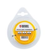 Леска для триммера квадратная, 1.6 мм х 15 м Denzel
