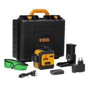 Лазерный уровень мультипризм. LXI 360-2 Green, 30 м, 520 Нм, акк. Li 2800 mAh, резьба 1/4