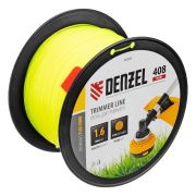 Леска для триммера круглая, 1,6мм х 408м, на DIN катушке FLEX CORD, Denzel