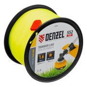 Леска для триммера звезда, 1,6мм х 552м, на DIN катушке FLEX CORD,  Denzel