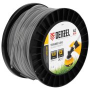Леска для триммера двухкомпонентная квадрат, 4,0мм х 62м, на DIN катушке EXTRA CORD Denzel