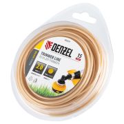 Леска для триммера армированная алюминием круглая, 2,0мм х 15м, блистер ALUFLEX Denzel