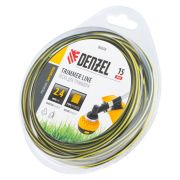 Леска для триммера двухкомпонентная квадратная, 2,4мм х 15м, блистер SkyCutter Denzel